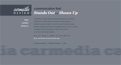 Desktop Screenshot of carmediadesign.com